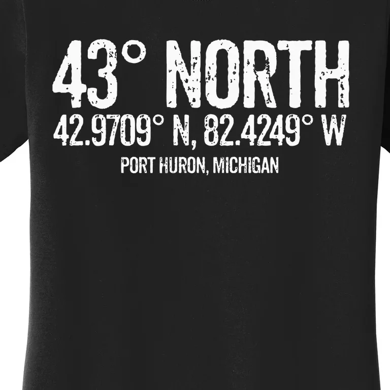 43 Degrees North Port Huron Women's T-Shirt