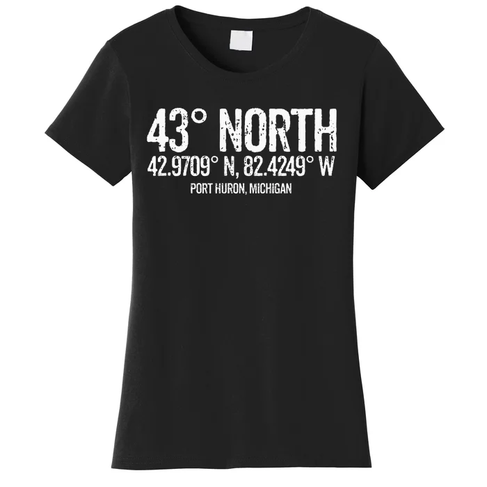 43 Degrees North Port Huron Women's T-Shirt