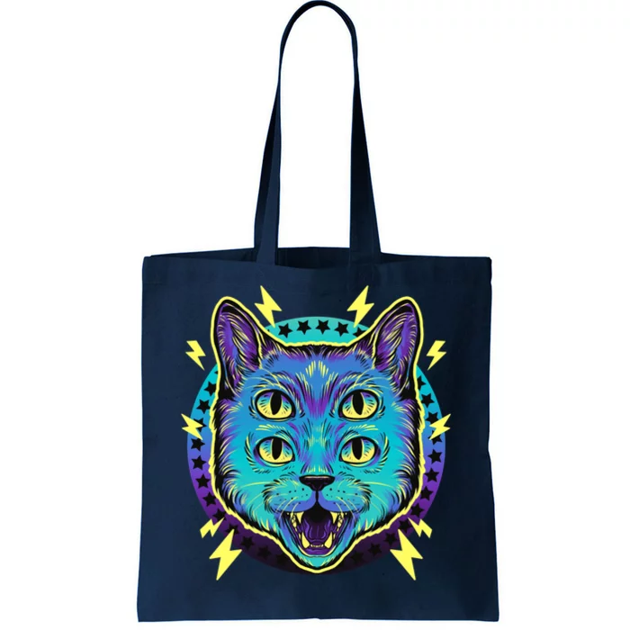 4 Eye Cat Tote Bag