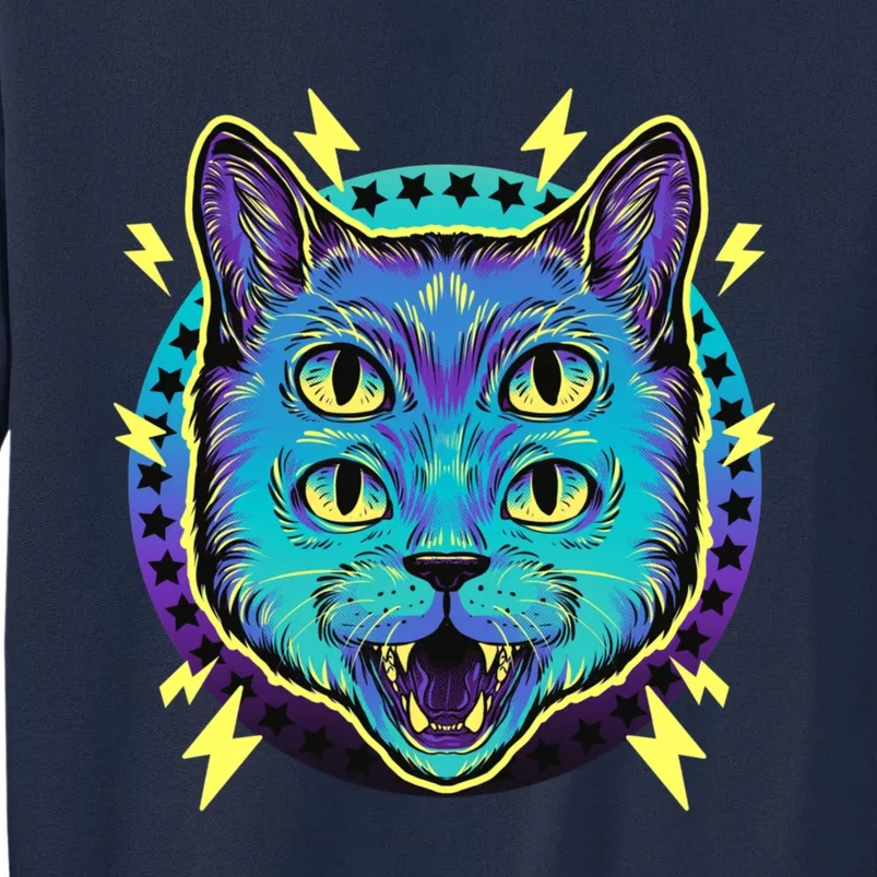 4 Eye Cat Tall Sweatshirt