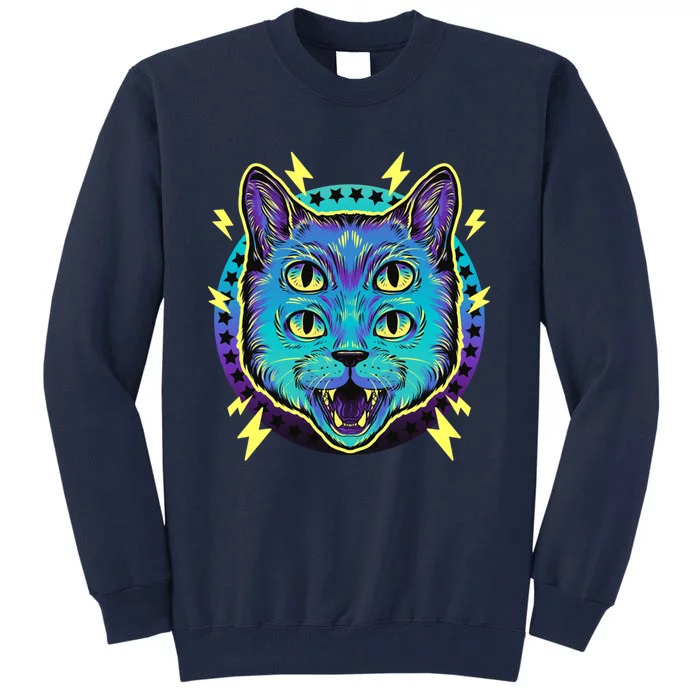 4 Eye Cat Tall Sweatshirt