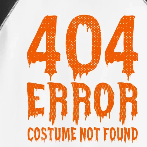 404 Error Costume Not Found Funny Halloween Cute Gift Toddler Fine Jersey T-Shirt