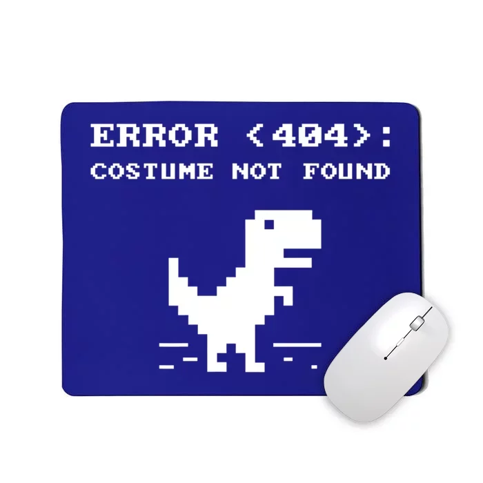 404 Error Costume Not Found Gift Funny Halloween Internet Funny Gift Mousepad