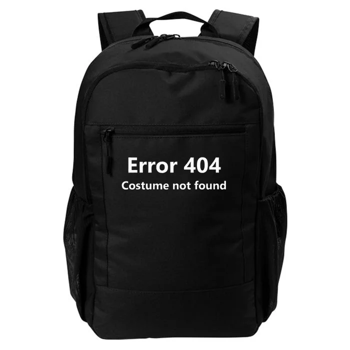 404 Error Costume Not Found Halloween Humor Daily Commute Backpack