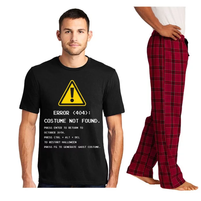 404 Error Costume Not Found Nerdy Geek Funny Computer Pajama Set