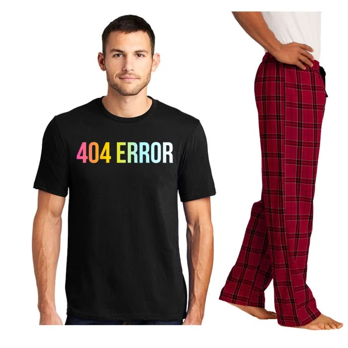 404 Error Gift Funny Cool Computer Freak Slogan Gift Pajama Set