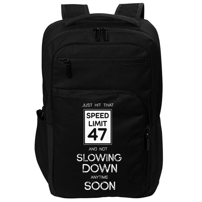 47th Funny Birthday Impact Tech Backpack