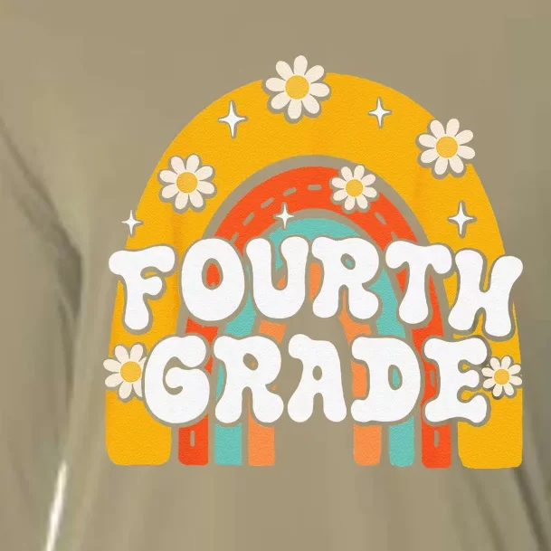 4th Fourth Grade First Day School Back To School Teacher Cooling Performance Long Sleeve Crew