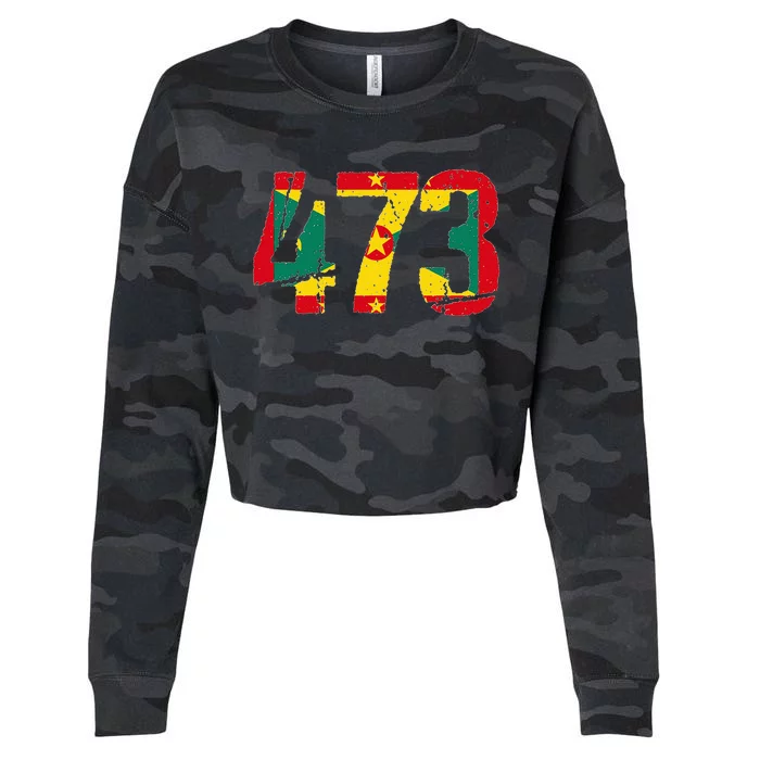 473 Grenada Cropped Pullover Crew