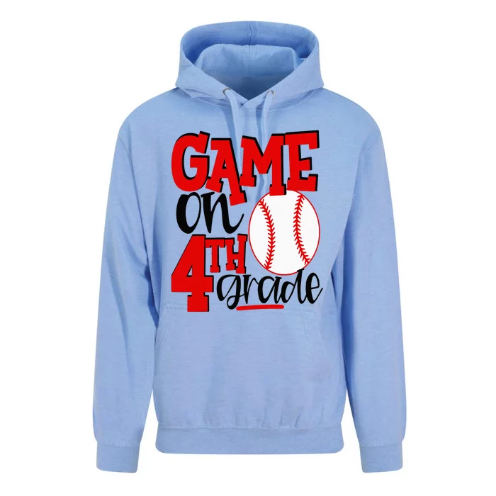 4th Grade Baseball Player 1st Day Of School Unisex Surf Hoodie