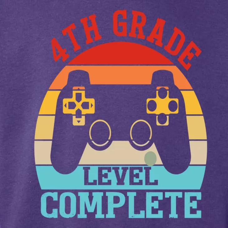 4th Grade Level Complete Last Day Of School Graduation Toddler Hoodie