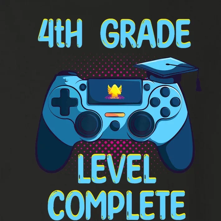 4th Grade Level Complete Last Day Of School funny Graduation Toddler Long Sleeve Shirt