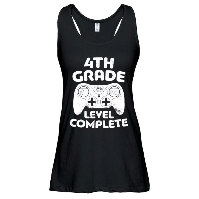 4th Grade Level Complete Video Gamer Graduation Ladies Essential Flowy Tank