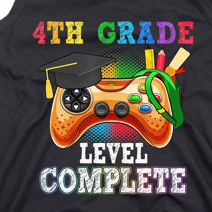 4Th Grade Level Complete Last Day Of School Graduation Tank Top