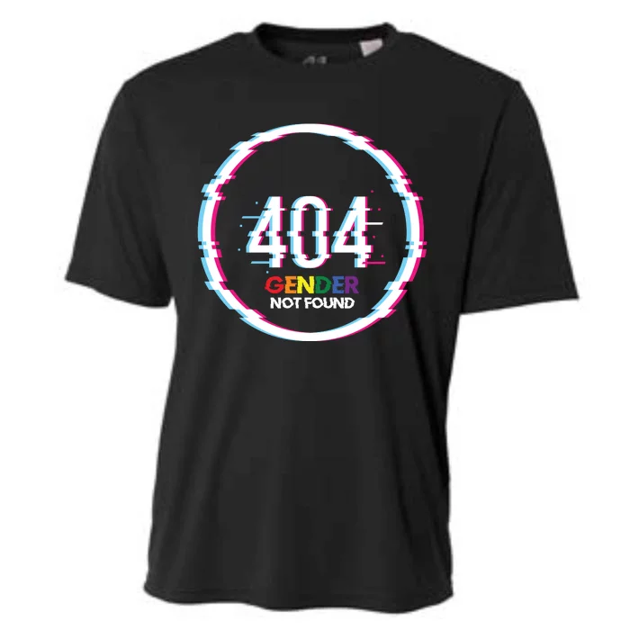 404 Gender Not Found Funny Cooling Performance Crew T-Shirt