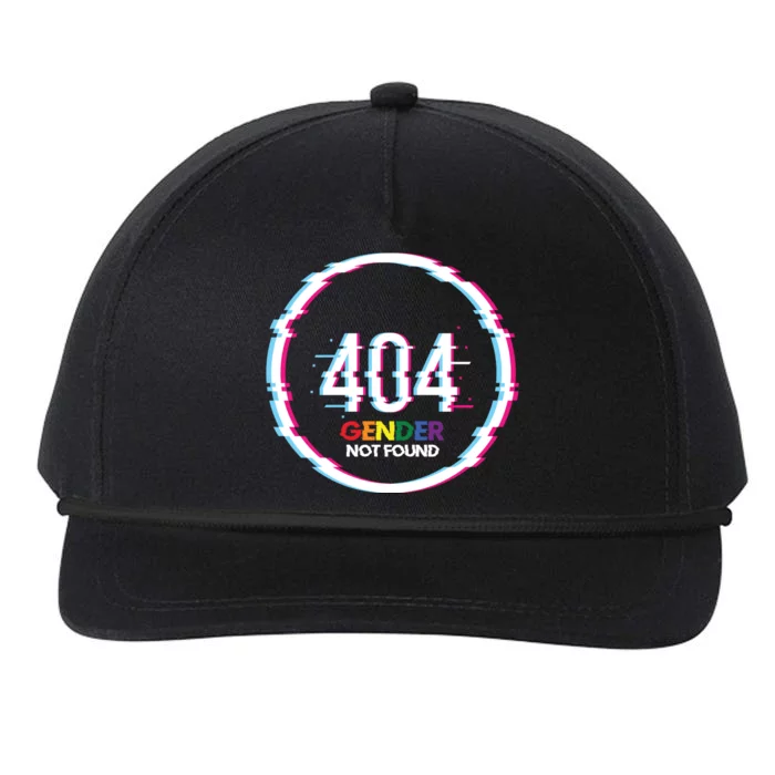 404 Gender Not Found Funny Snapback Five-Panel Rope Hat