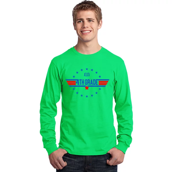 4th Grade Pilot Back To School Long Sleeve Shirt