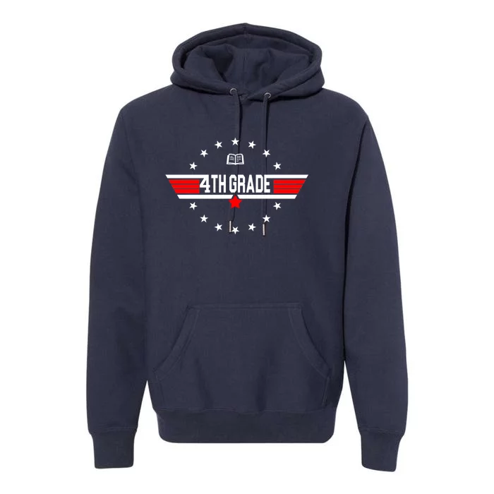 4th Grade Pilot Back To School Premium Hoodie