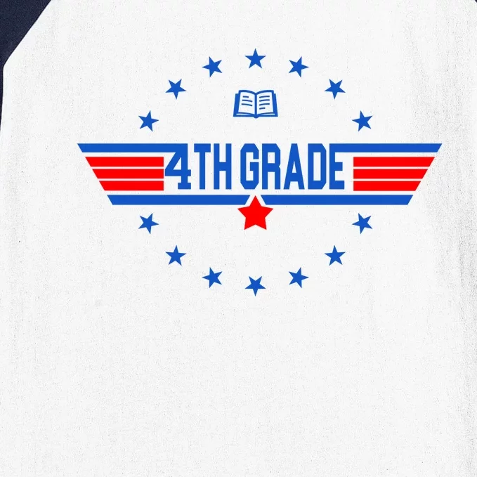 4th Grade Pilot Back To School Baseball Sleeve Shirt