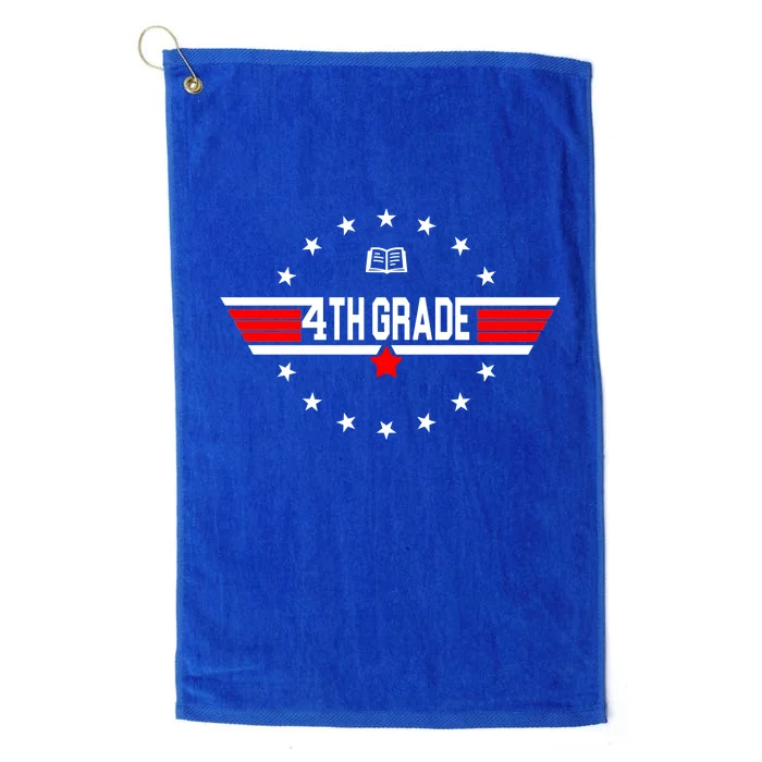 4th Grade Pilot Back To School Platinum Collection Golf Towel