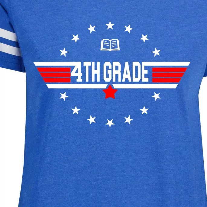 4th Grade Pilot Back To School Enza Ladies Jersey Football T-Shirt