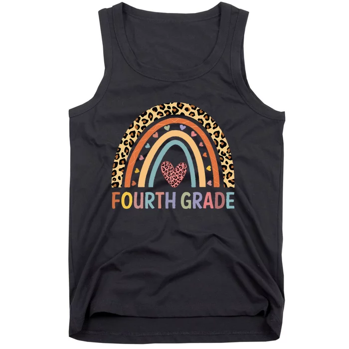 4th Grade Rainbow Teacher Team Fourth Grade Squad Tank Top