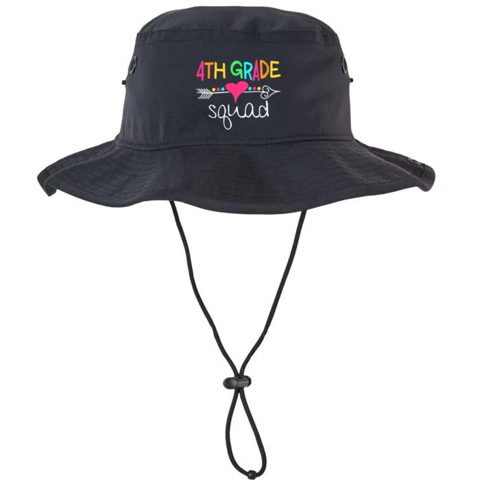 4th Grade Squad Fourth Teacher Student Team Back To School Legacy Cool Fit Booney Bucket Hat