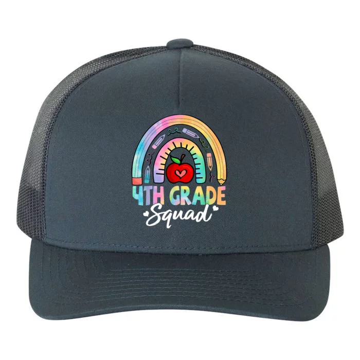 4th Grade Squad Back To School Fourth Grade Teacher Yupoong Adult 5-Panel Trucker Hat