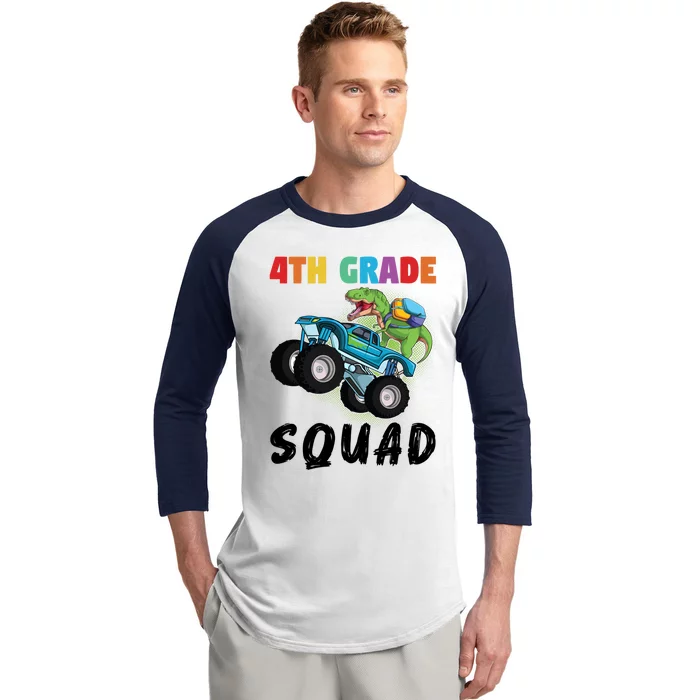 4Th Grade Squad Fourth Grade Graduation Meaningful Gift Baseball Sleeve Shirt