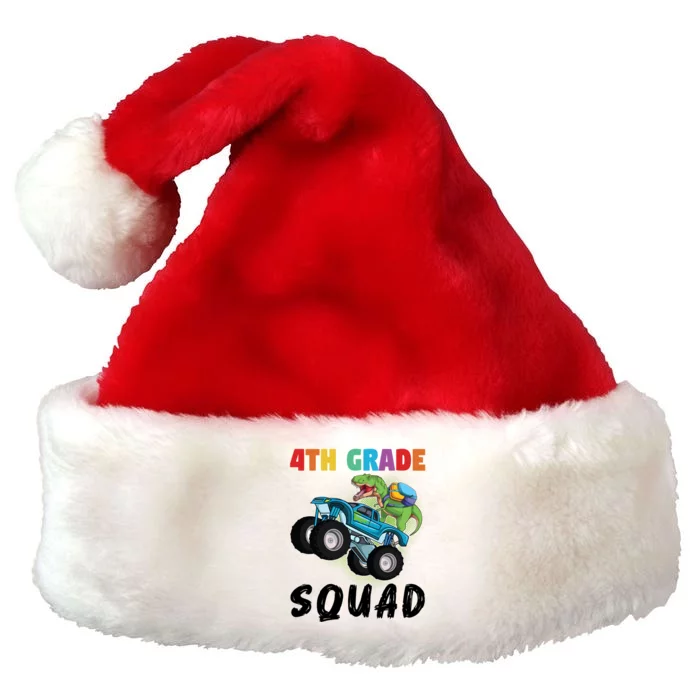 4Th Grade Squad Fourth Grade Graduation Meaningful Gift Premium Christmas Santa Hat