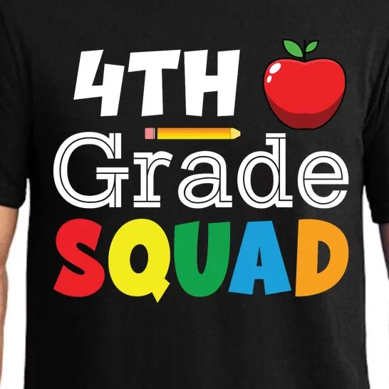 4th Grade Squad Back To School Pajama Set