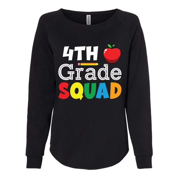 4th Grade Squad Back To School Womens California Wash Sweatshirt