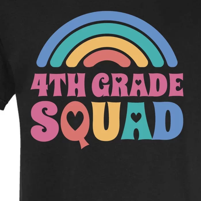 4th Grade Squad Rainbow Garment-Dyed Heavyweight T-Shirt