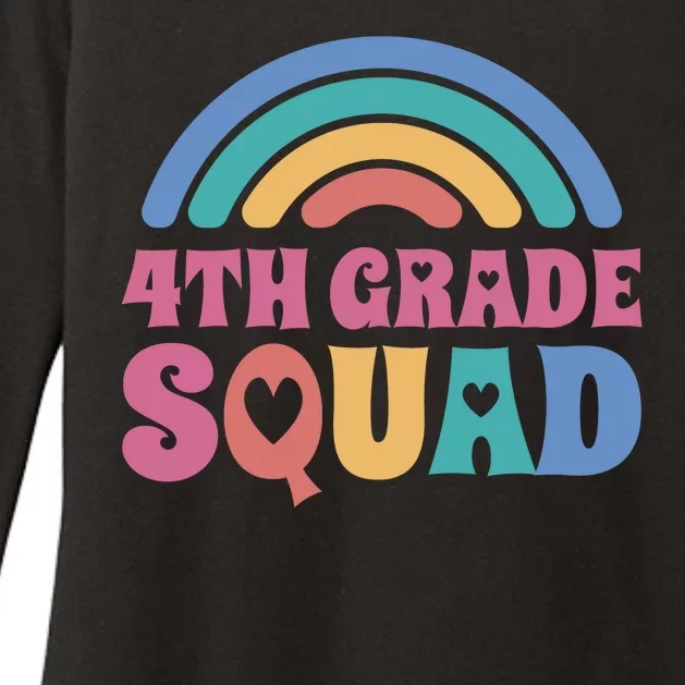 4th Grade Squad Rainbow Womens CVC Long Sleeve Shirt