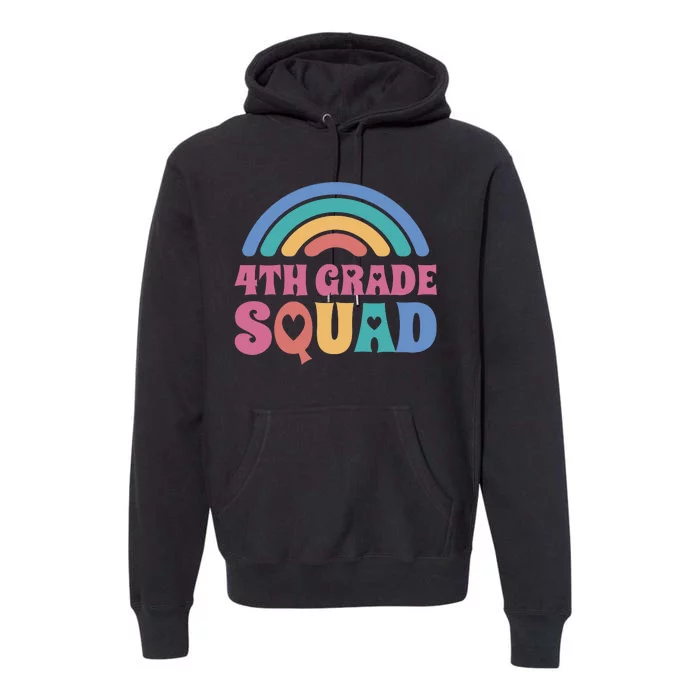 4th Grade Squad Rainbow Premium Hoodie