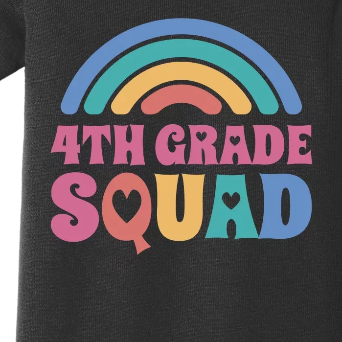 4th Grade Squad Rainbow Baby Bodysuit