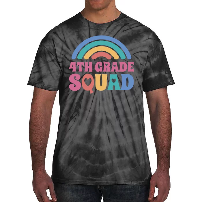 4th Grade Squad Rainbow Tie-Dye T-Shirt