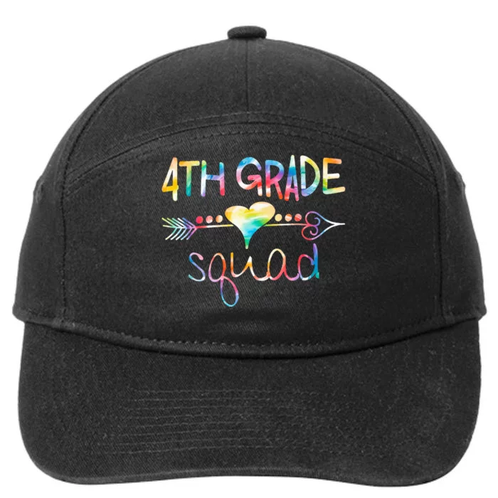 4th Grade Squad Fourth Grade Team Teachers 7-Panel Snapback Hat