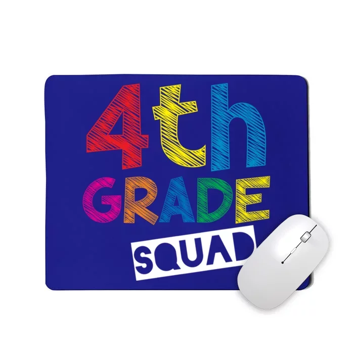 4Th Grade Teacher Design 4Th Grade Squad Gift Mousepad