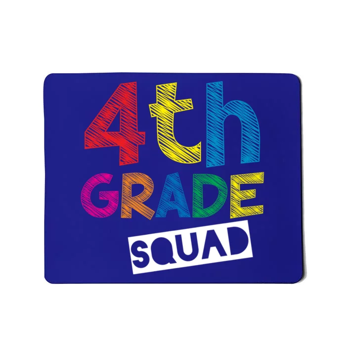 4Th Grade Teacher Design 4Th Grade Squad Gift Mousepad