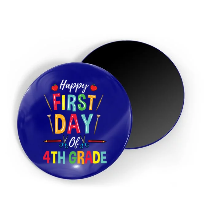 4Th Grade Teacher Happy First Day Of 4Th Grade Gift Magnet