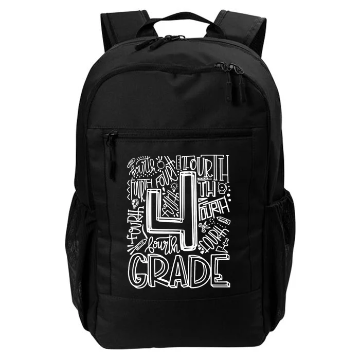 4th Grade Typography Team Fourth Grade Back To School Gift Daily Commute Backpack