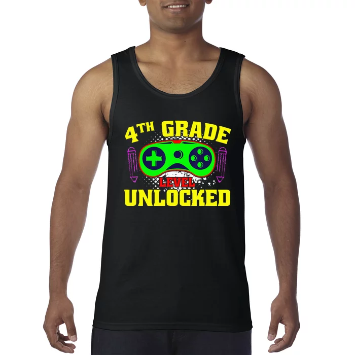 4Th Grade Video Gamer Back To School Tank Top