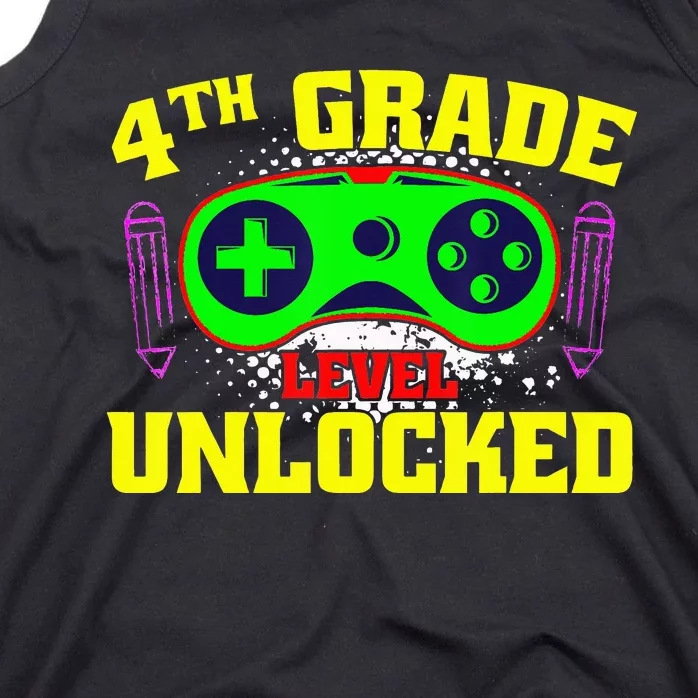 4Th Grade Video Gamer Back To School Tank Top