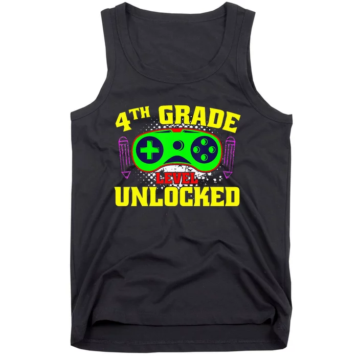 4Th Grade Video Gamer Back To School Tank Top