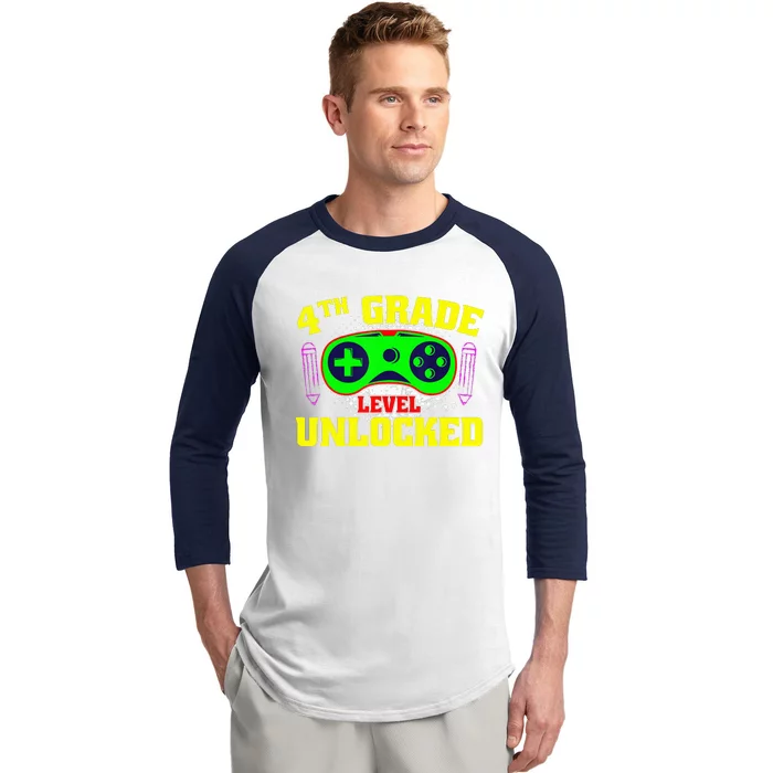 4Th Grade Video Gamer Back To School Baseball Sleeve Shirt