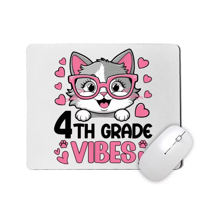 4th Grade Vibes Back To School Mousepad