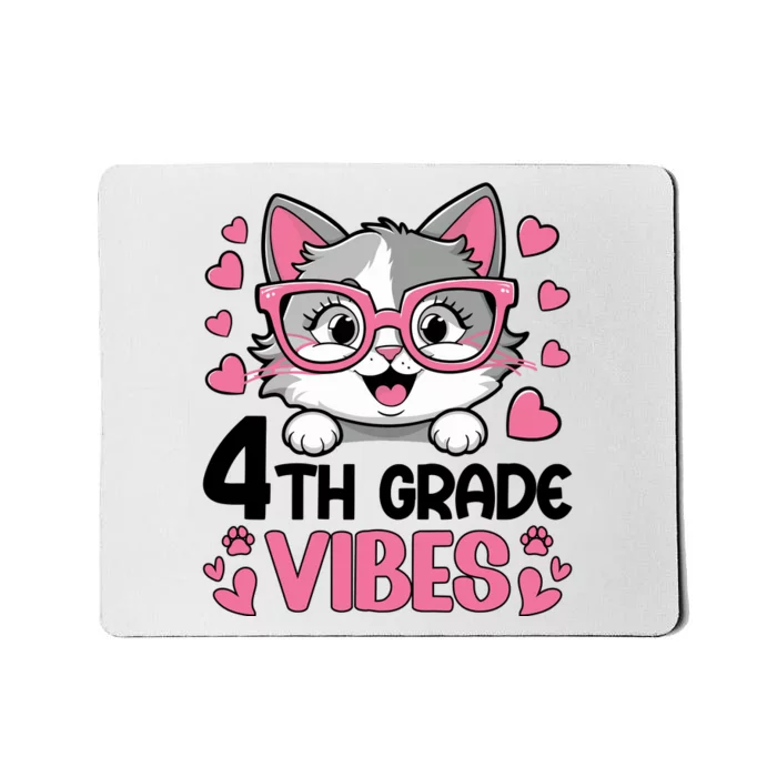 4th Grade Vibes Back To School Mousepad