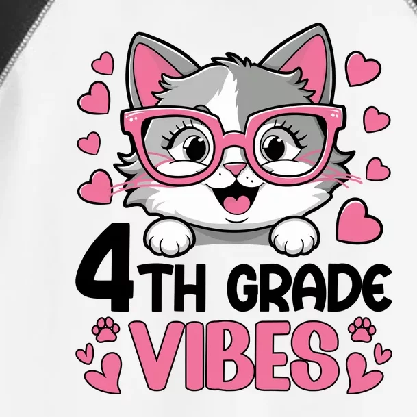 4th Grade Vibes Back To School Toddler Fine Jersey T-Shirt