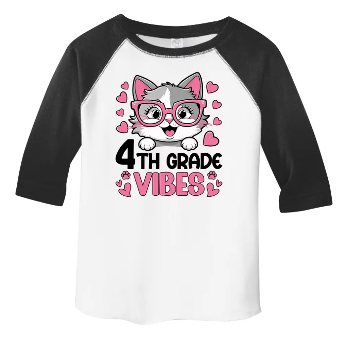 4th Grade Vibes Back To School Toddler Fine Jersey T-Shirt